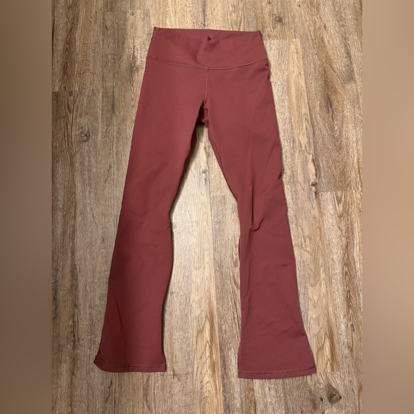 Fabletics Women's Brown Define PowerHold Split Hem Legging Size Medium - Picture 2 of 3